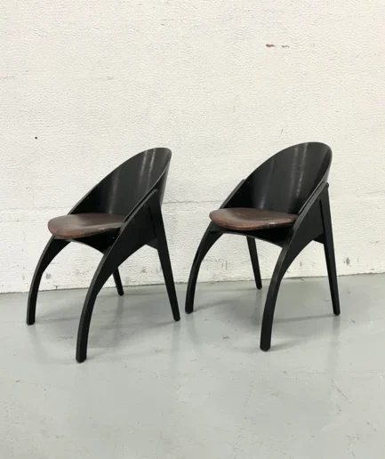 Elegante silla Sillón "Galateo"  de Pascal Mourgue de los años 80.
