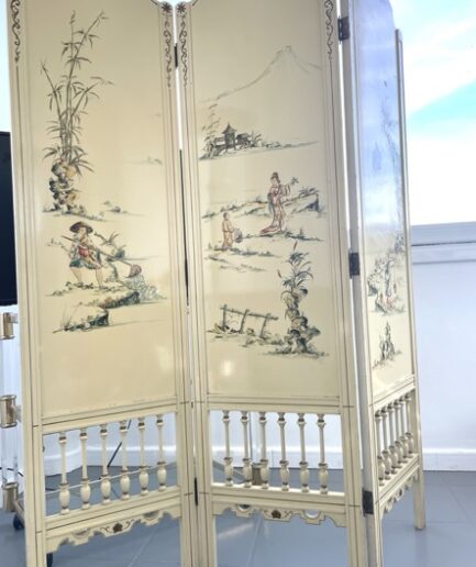 Biombo estilo Chinoiserie / separador de ambientes de estilo oriental